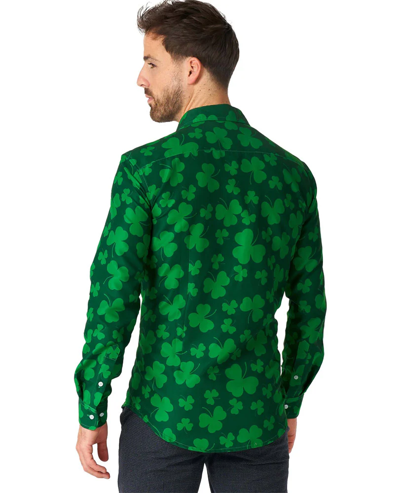 St. Pats Green Mens Suitmeister Shirt - Image 3