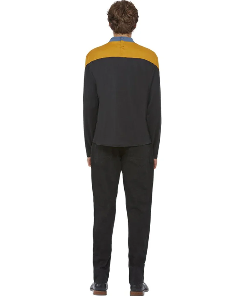 Star Trek Voyager Operations Uniform Mens Shirt - Image 3