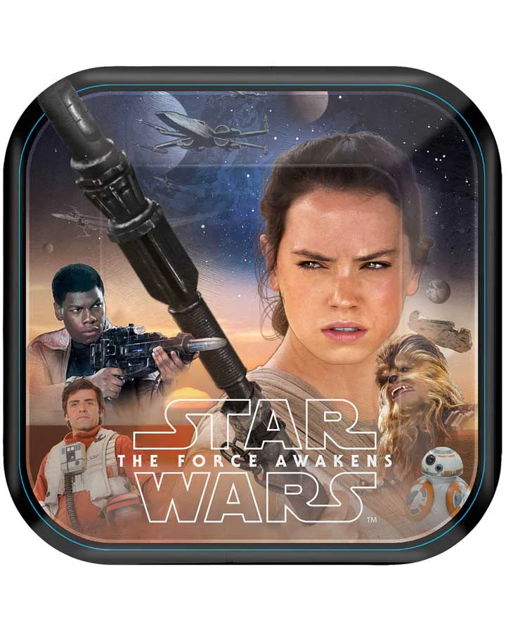 Star Wars Ep7 18cm Party Plates Pack of 8 - Image 3