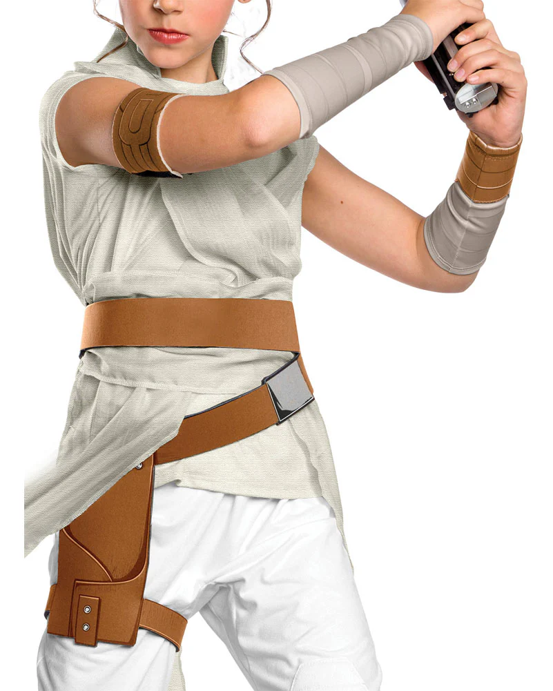 Star Wars Episode 9 Deluxe Rey Girls Costume - Image 2