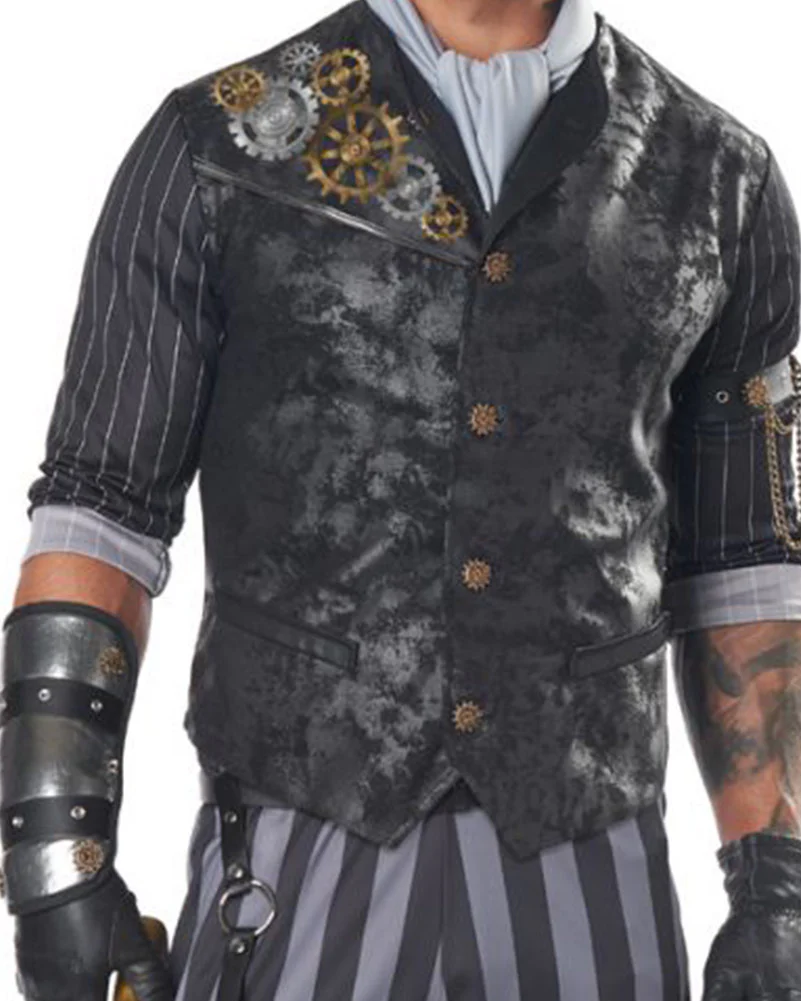 Steampunk Commander Mens Costume - Image 3