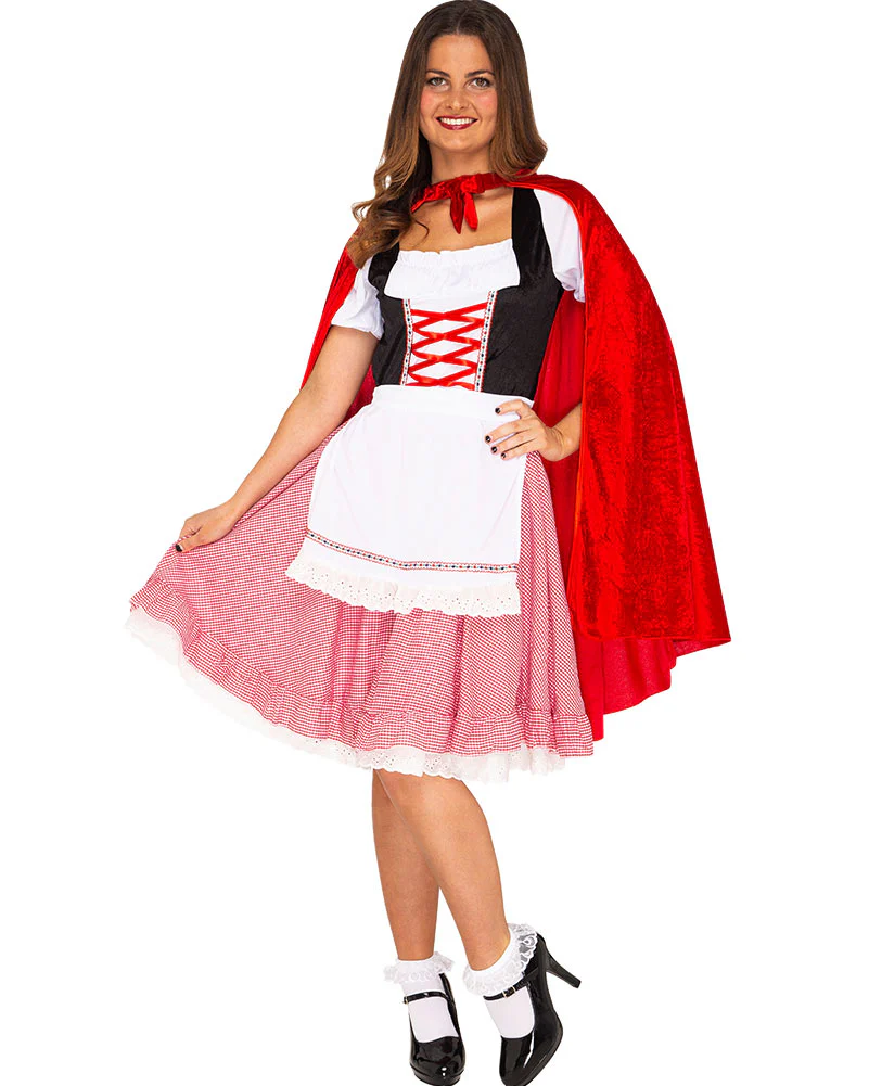 Storybook Red Riding Hood Deluxe Womens Plus Size Book Week Costume