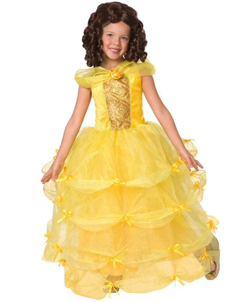 Storybook Yellow Princess Girls Book Week Costume
