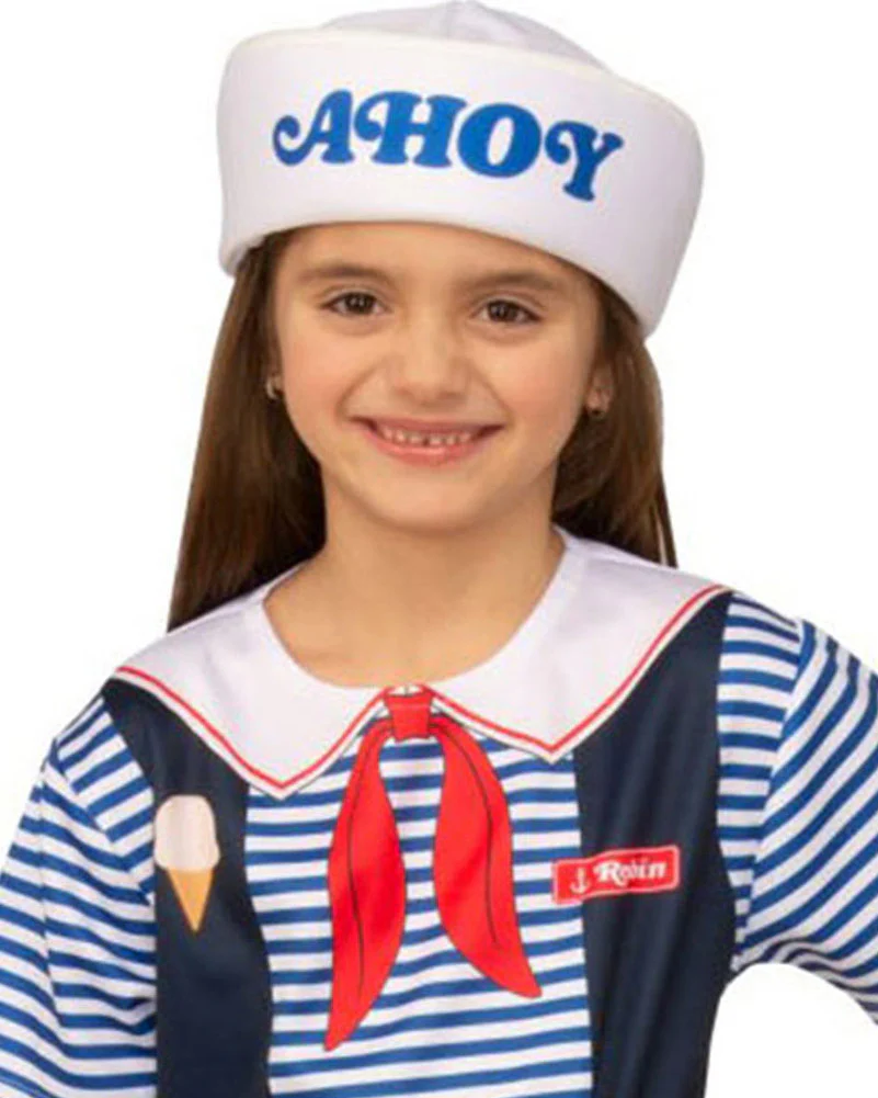 Stranger Things Scoops Ahoy Uniform Girls Costume - Image 2