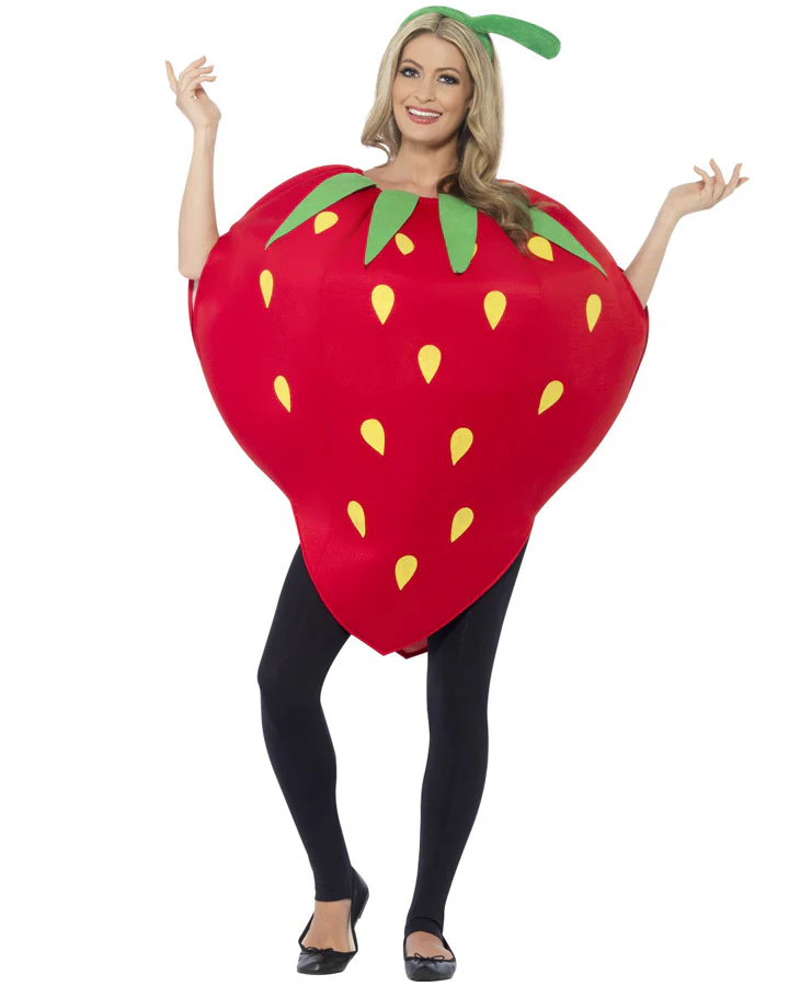 Strawberry Red Adult Costume - Image 2