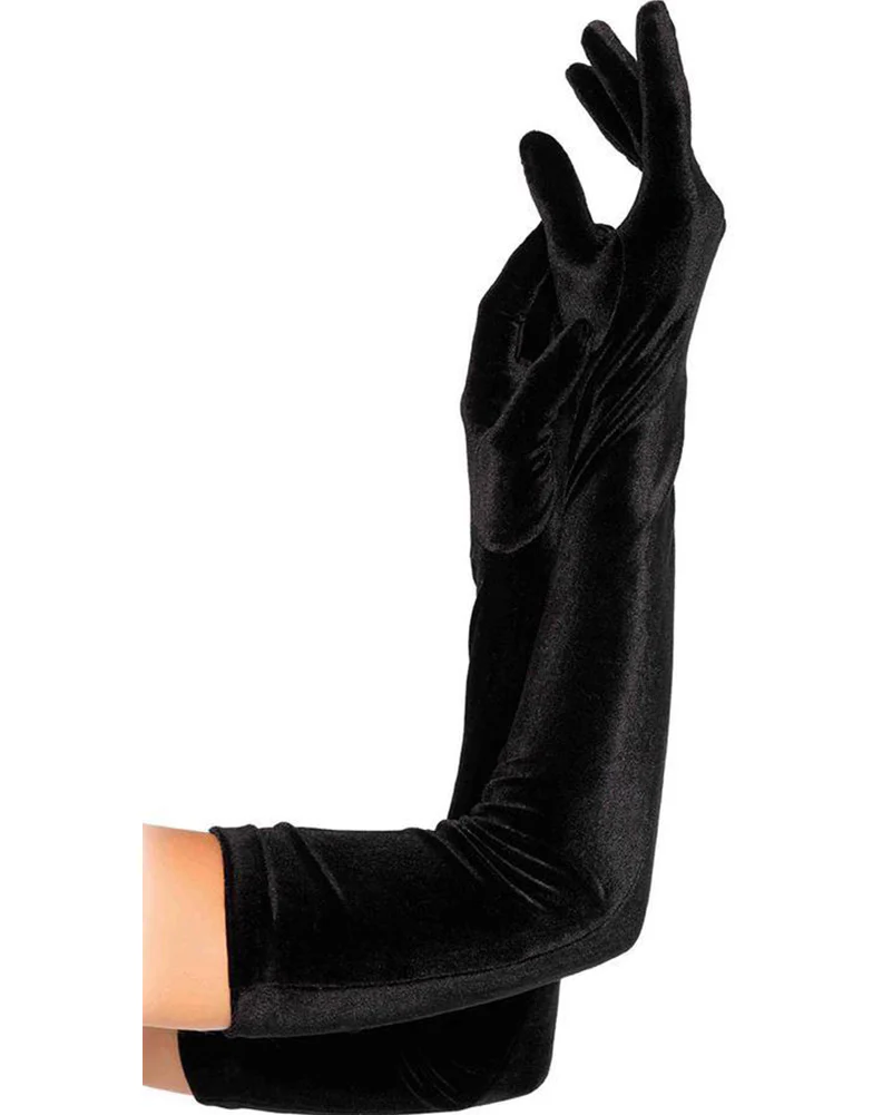 Stretch Velvet Opera Gloves