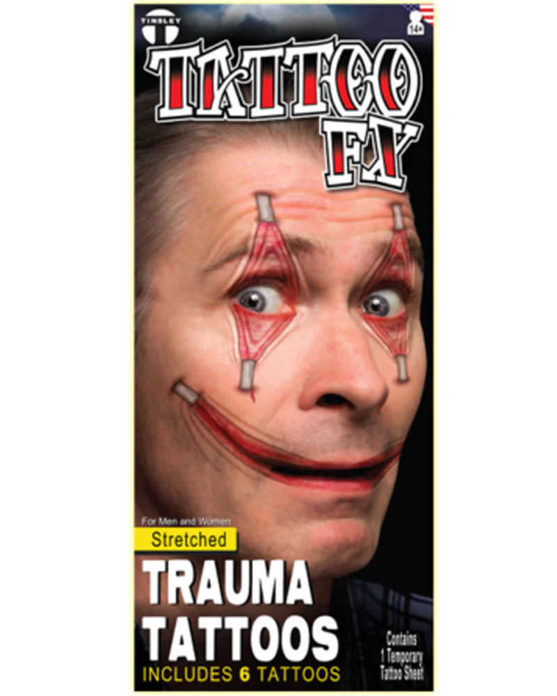 Stretched Skin FX Trauma Tattoo - Image 2