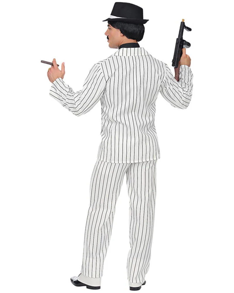 Striped Gangster Suit Mens Costume - Image 2
