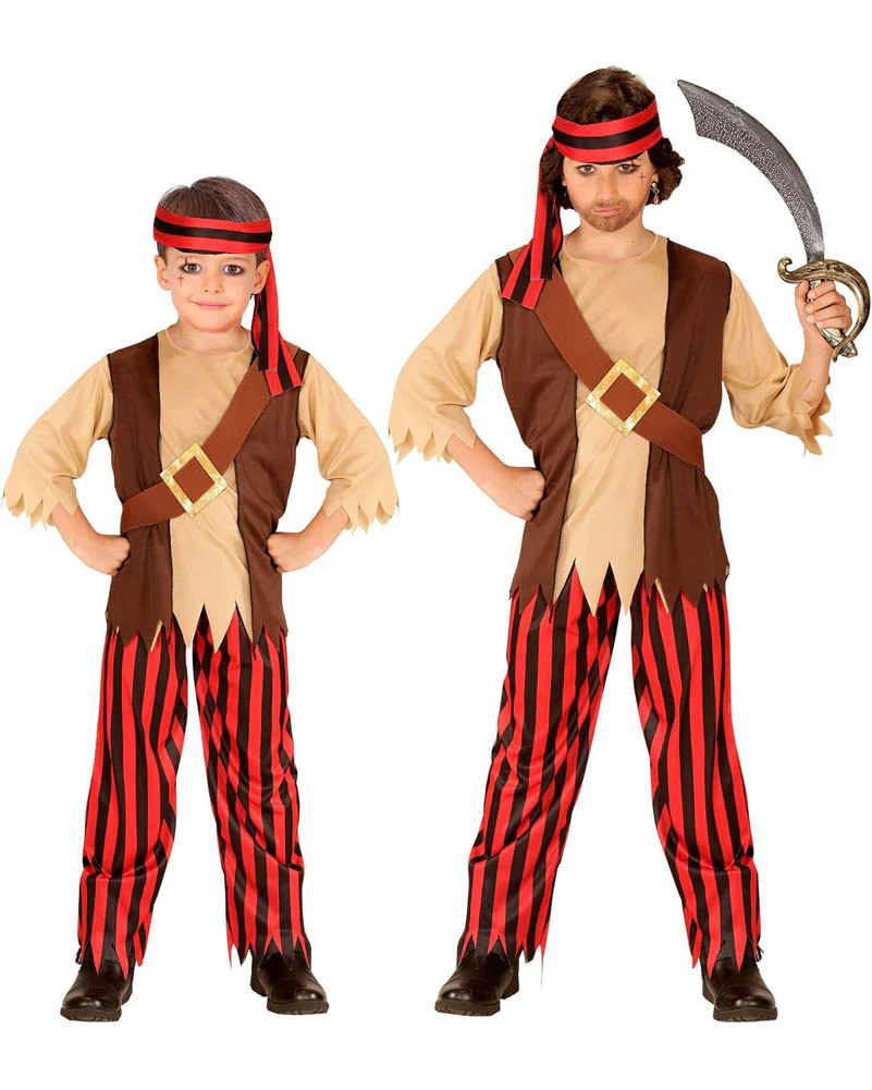 Striped Pirate Boys Book Week Costume