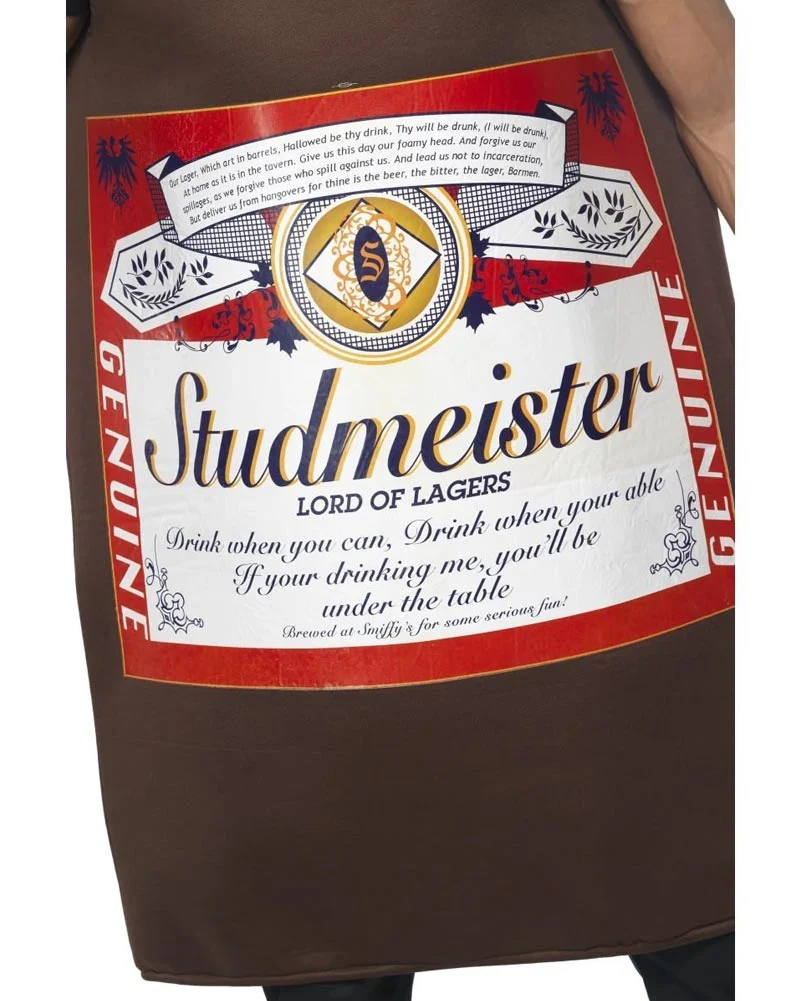 Studmeister Beer Bottle Mens Costume - Image 4