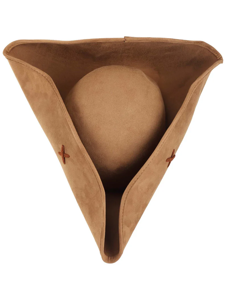 Suede Womens Deluxe Pirate Hat - Image 4