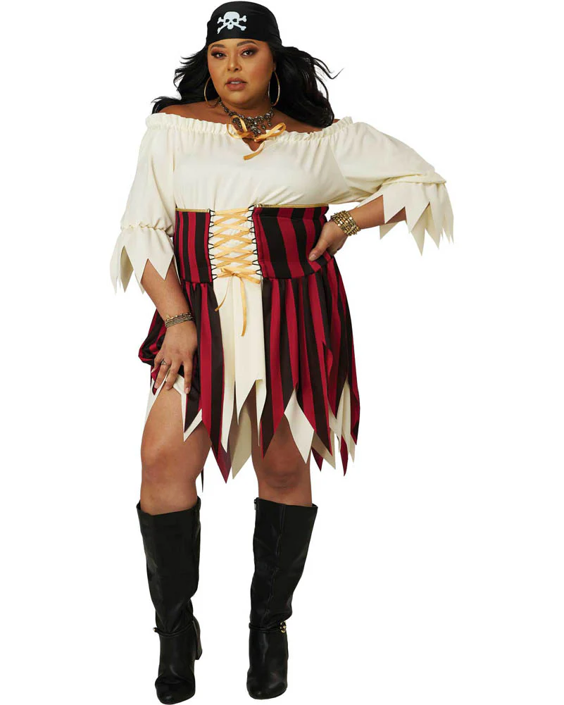 Sultry Sea Pirate Plus Size Womens Costume - Image 3