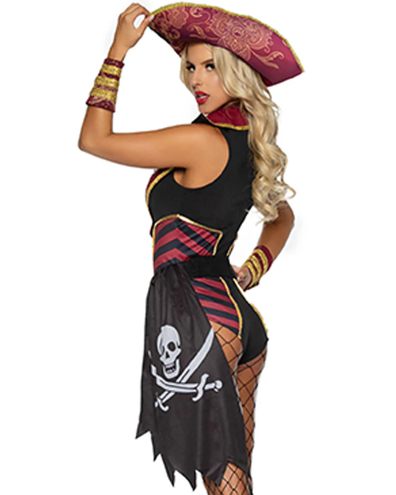 Sultry Swashbuckler Pirate Womens Costume - Image 2