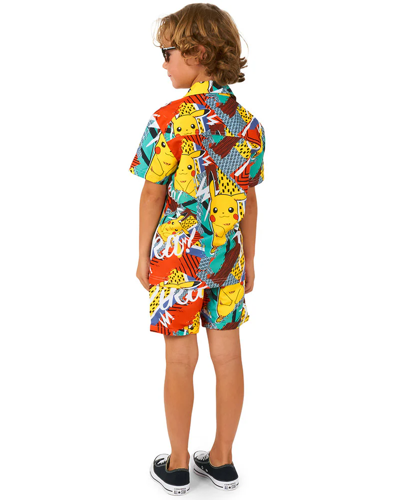 Summer Pokemon Pikachu Opposuit Boys Swim Suit - Image 3