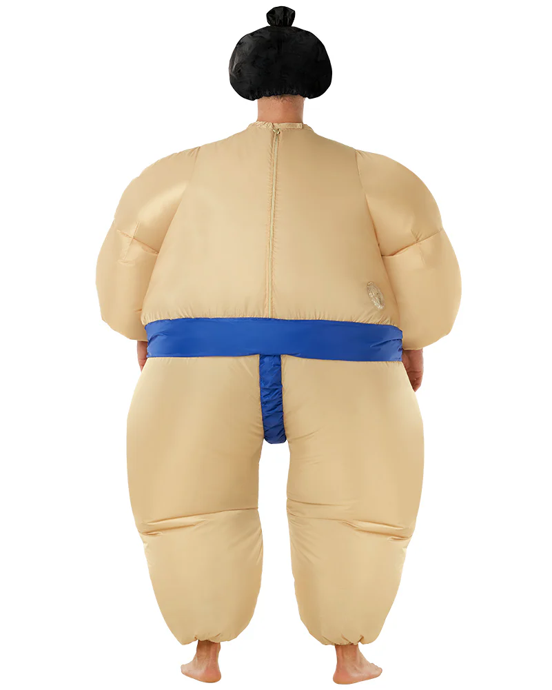 Sumo Blue MegaMorph Inflatable Mens Costume - Image 3