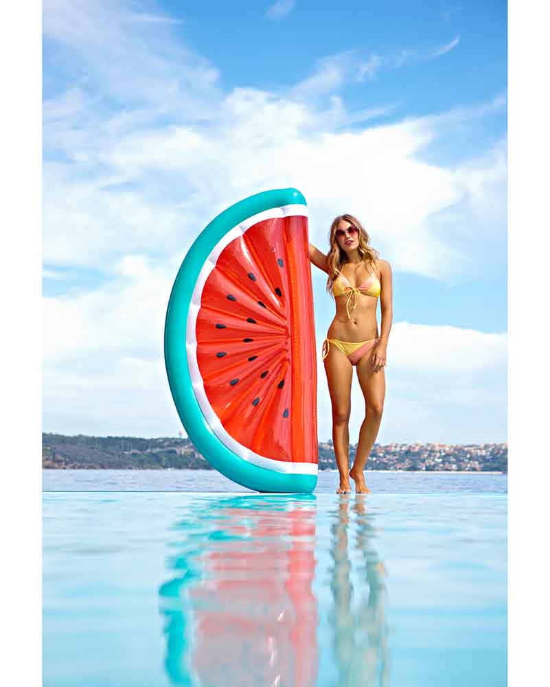 Sunnylife Luxe Lie on Inflatable Float Watermelon - Image 6