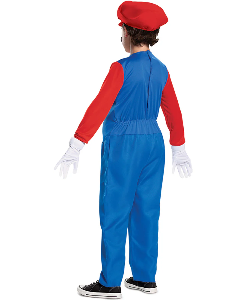 Super Mario Brothers Mario Deluxe 2019 Boys Costume - Image 2