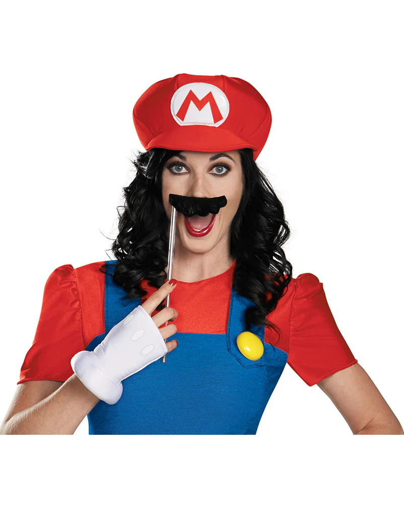 Super Mario Brothers Mario Deluxe Womens Costume - Image 2