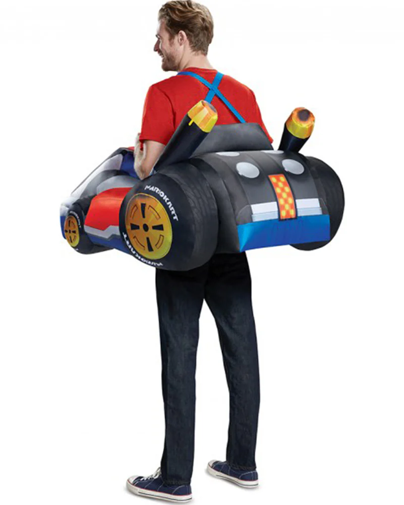 Super Mario Brothers Mario Kart Inflatable Adult Costume - Image 4