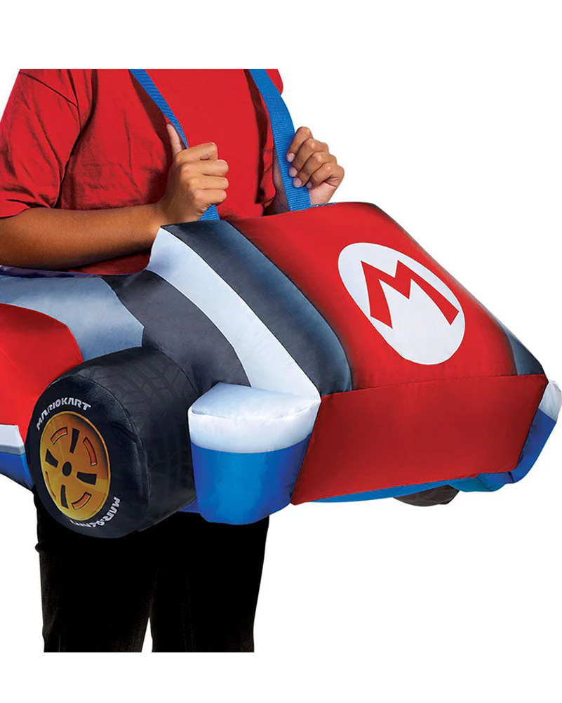 Super Mario Brothers Mario Kart Inflatable Kids Costume - Image 2