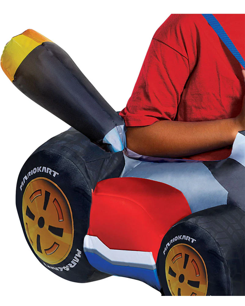 Super Mario Brothers Mario Kart Inflatable Kids Costume - Image 3