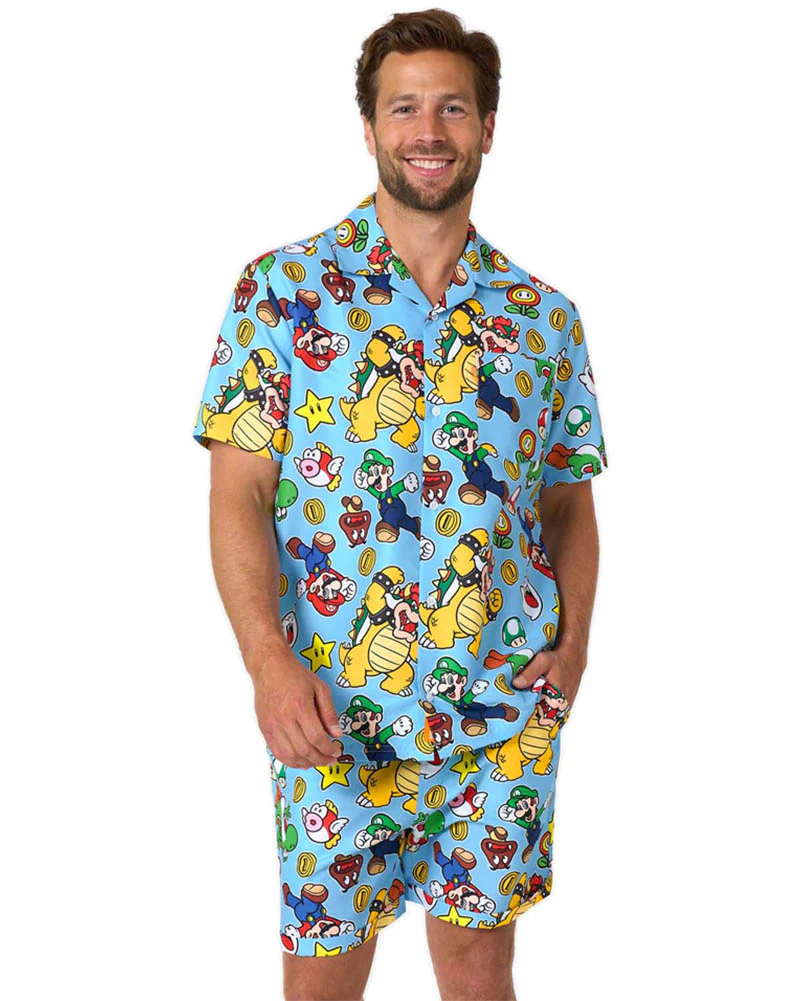 Super Mario Opposuit Mens Swim Suit - Image 4