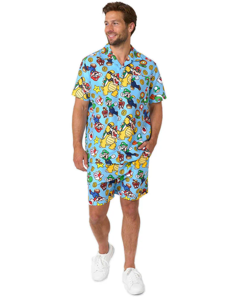 Super Mario Opposuit Mens Swim Suit - Image 6