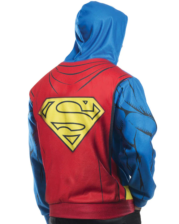 Superman Mens Hoodie - Image 2