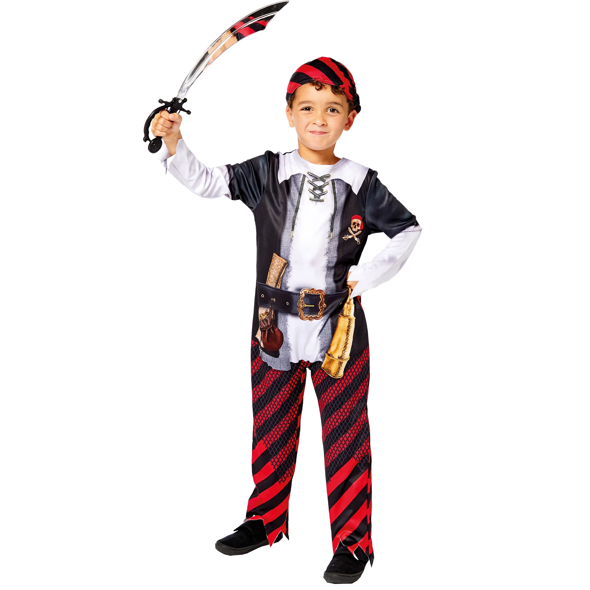 Sustainable Pirate Boys Costume 4-6 Years