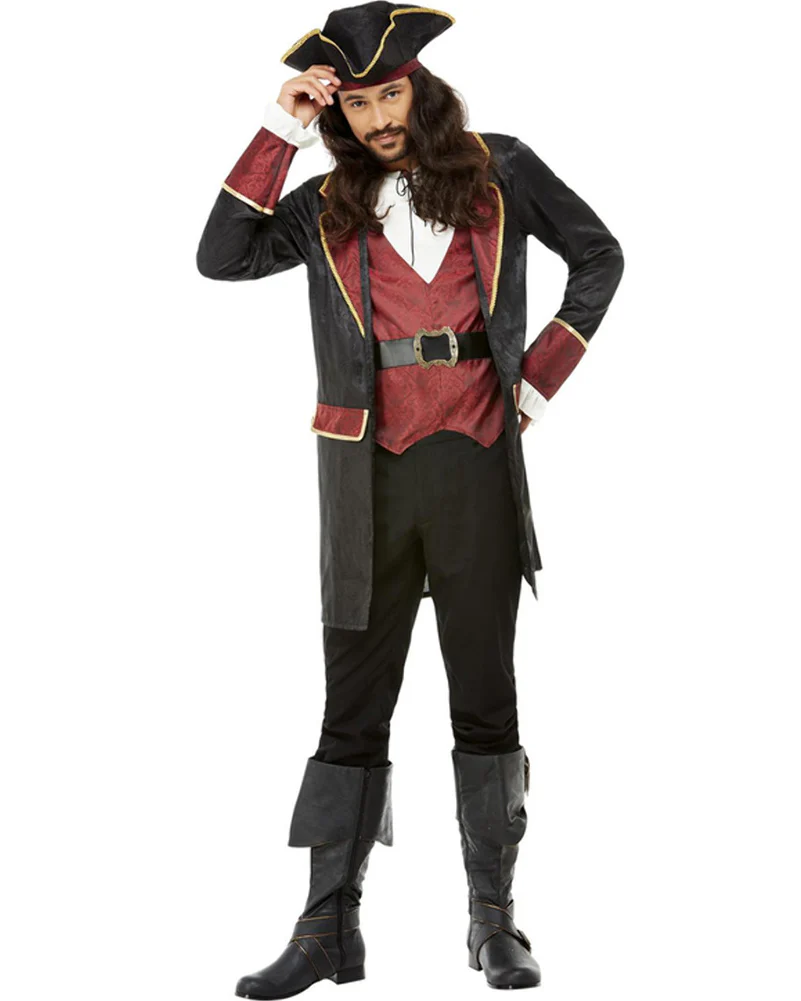 Swashbuckler Pirate Deluxe Mens Book Week Costume - Image 2