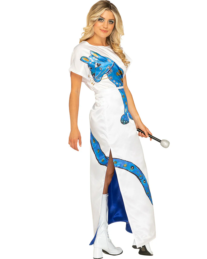 Swedish Superstar Complete Deluxe Blue Cat Womens Costume - Image 6