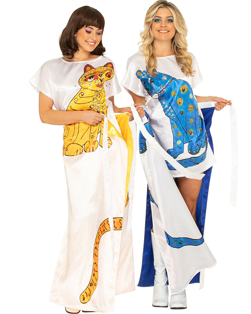 Swedish Superstar Complete Deluxe Yellow Cat Womens Costume - Image 15
