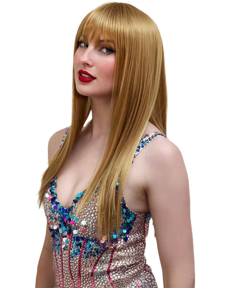 Swift Singer Deluxe Long Blonde Wig - Image 3
