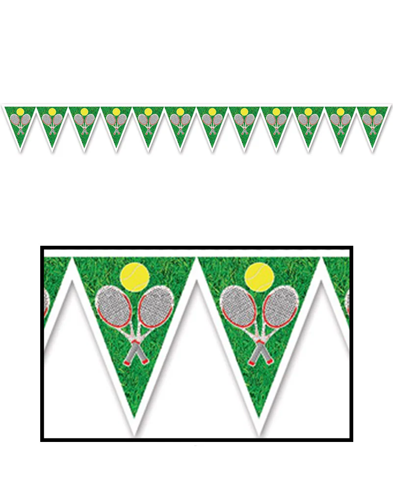 Tennis Pennant Banner