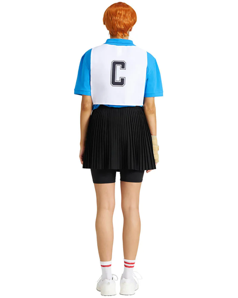 The Hornbag and Shazza Deluxe Wig Iron On and Netball Bib Kit - Image 13