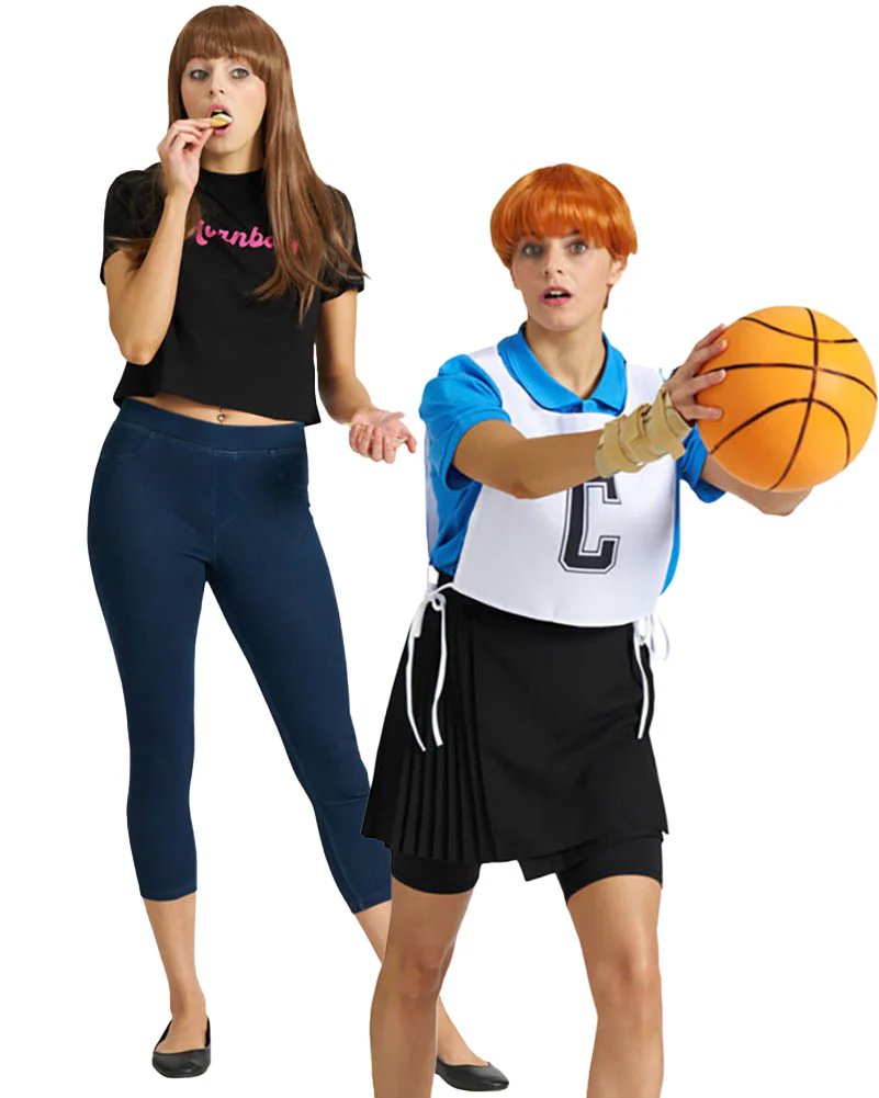 The Hornbag and Shazza Deluxe Wig Iron On and Netball Bib Kit - Image 2