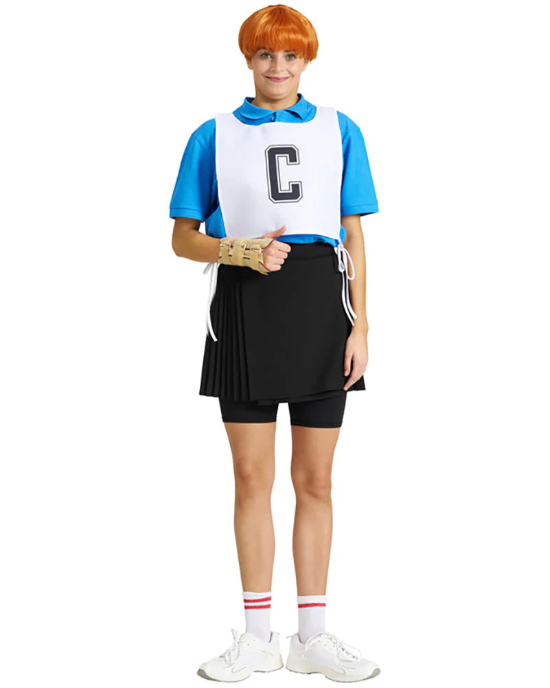 The Hornbag and Shazza Deluxe Wig Iron On and Netball Bib Kit - Image 26