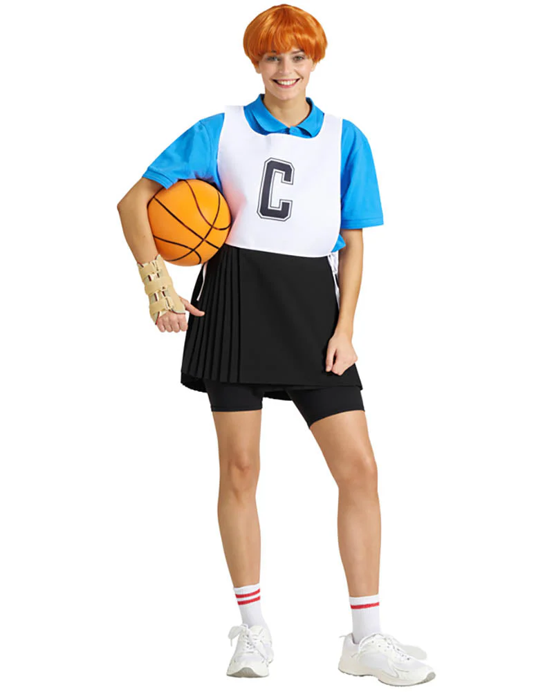 The Hornbag and Shazza Deluxe Wig Iron On and Netball Bib Kit - Image 29