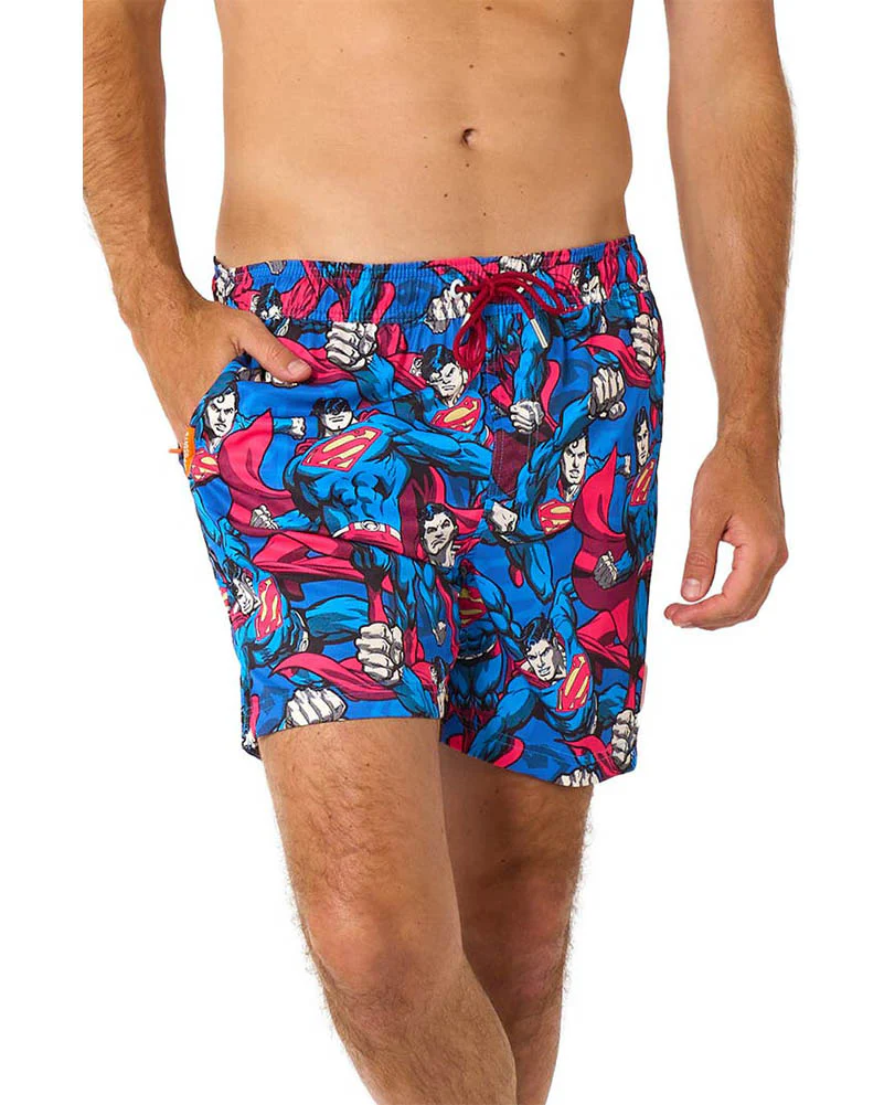 The Man of Steel Opposuit Mens Swim Shorts - Image 3