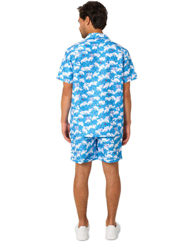 The Smurfs Opposuit Mens Swim Suit - Image 2