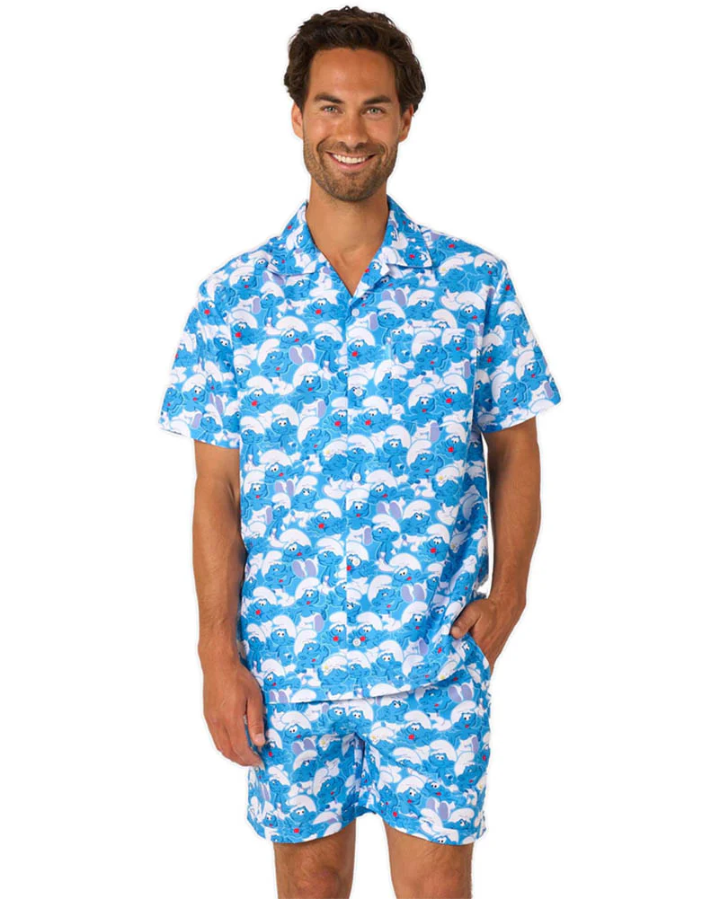 The Smurfs Opposuit Mens Swim Suit - Image 5