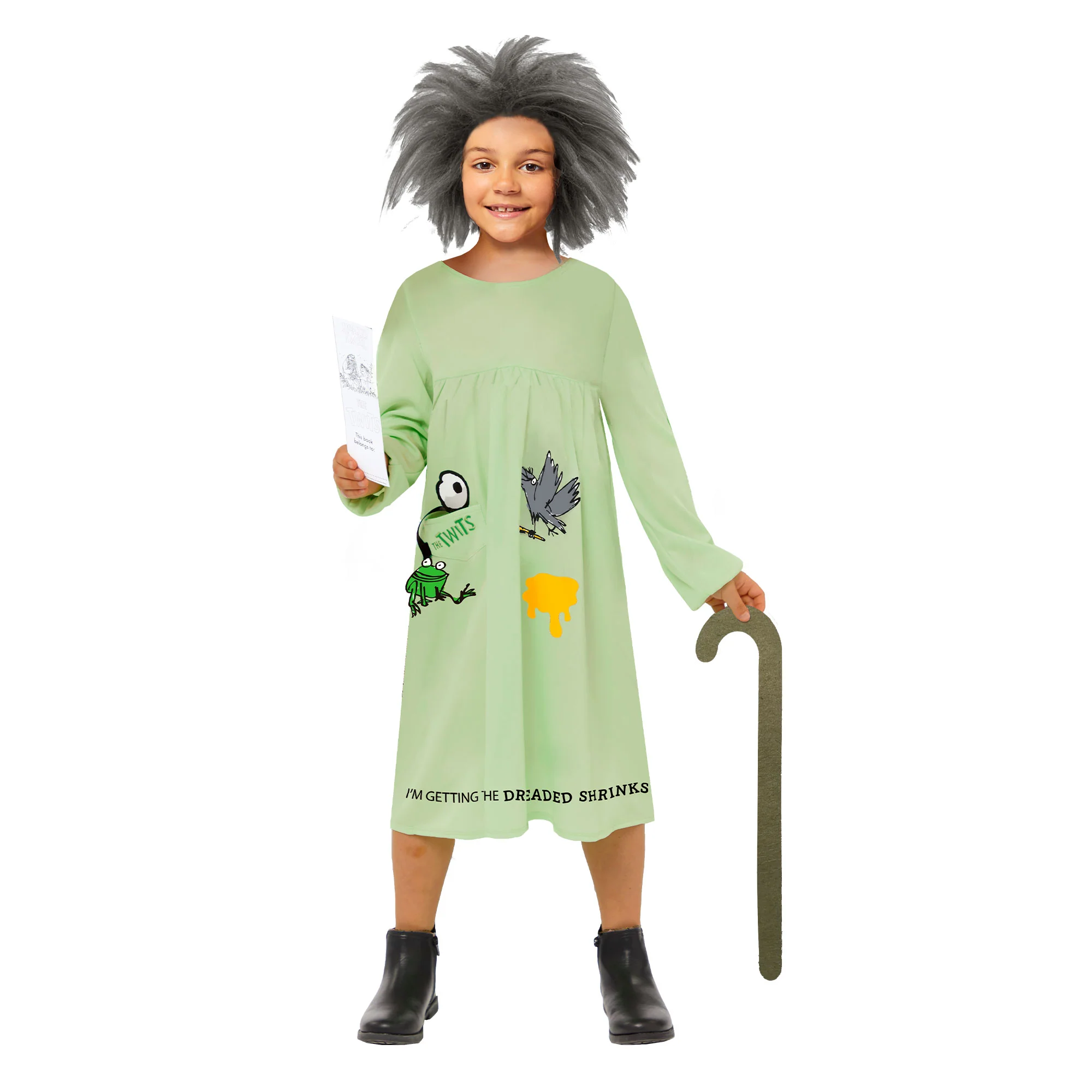 The Twits Mrs Twit Girls Book Week Costume 8-10 Years