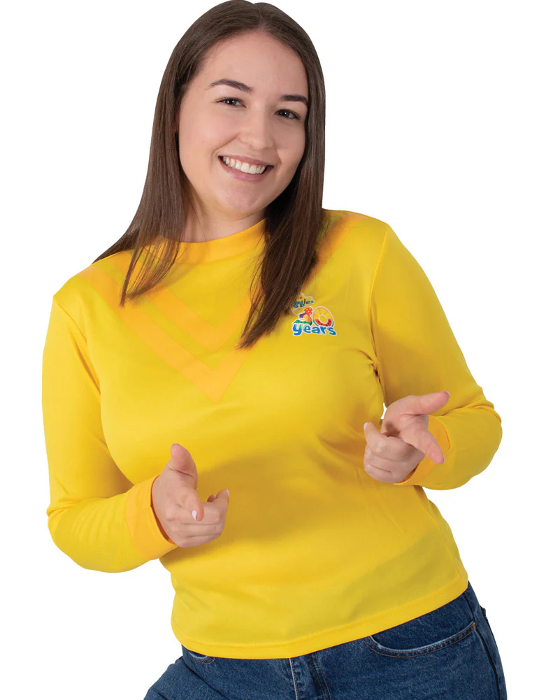The Wiggles 30th Anniversary Emma Adult Costume Top - Image 2