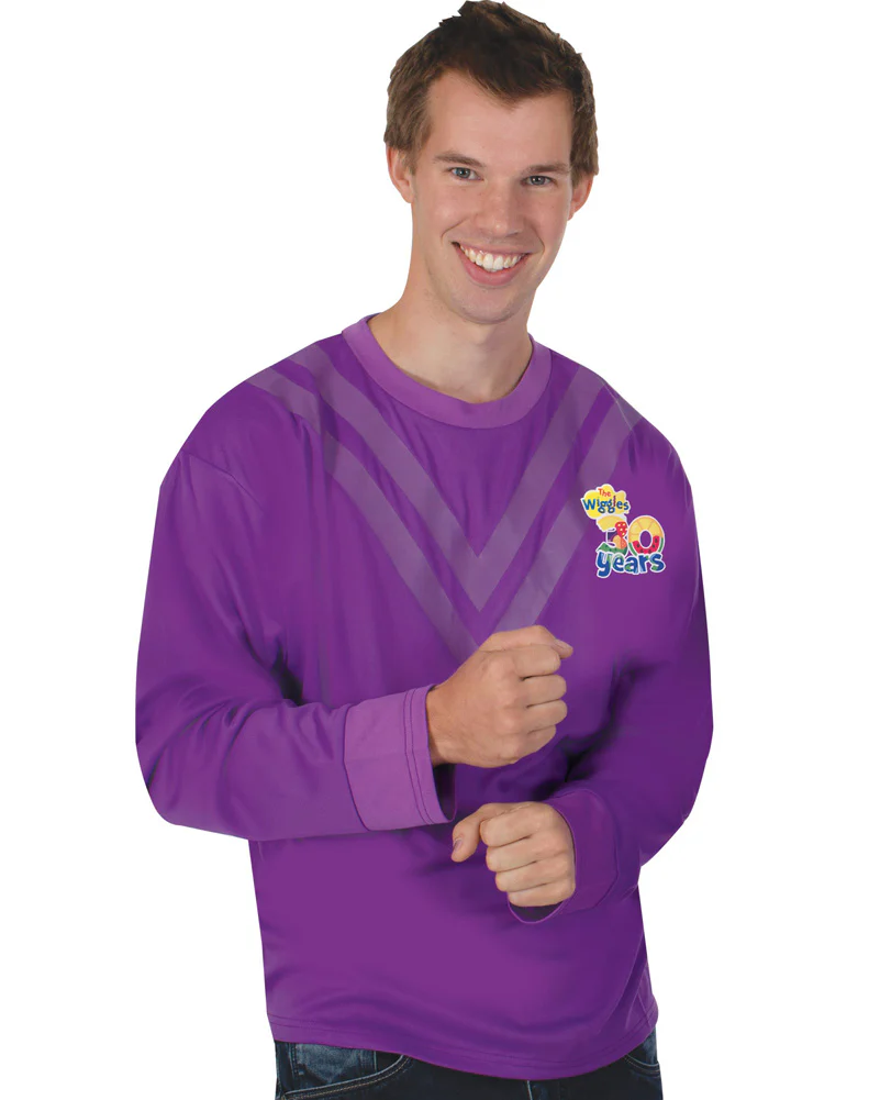 The Wiggles 30th Anniversary Lachy Adult Costume Top - Image 2