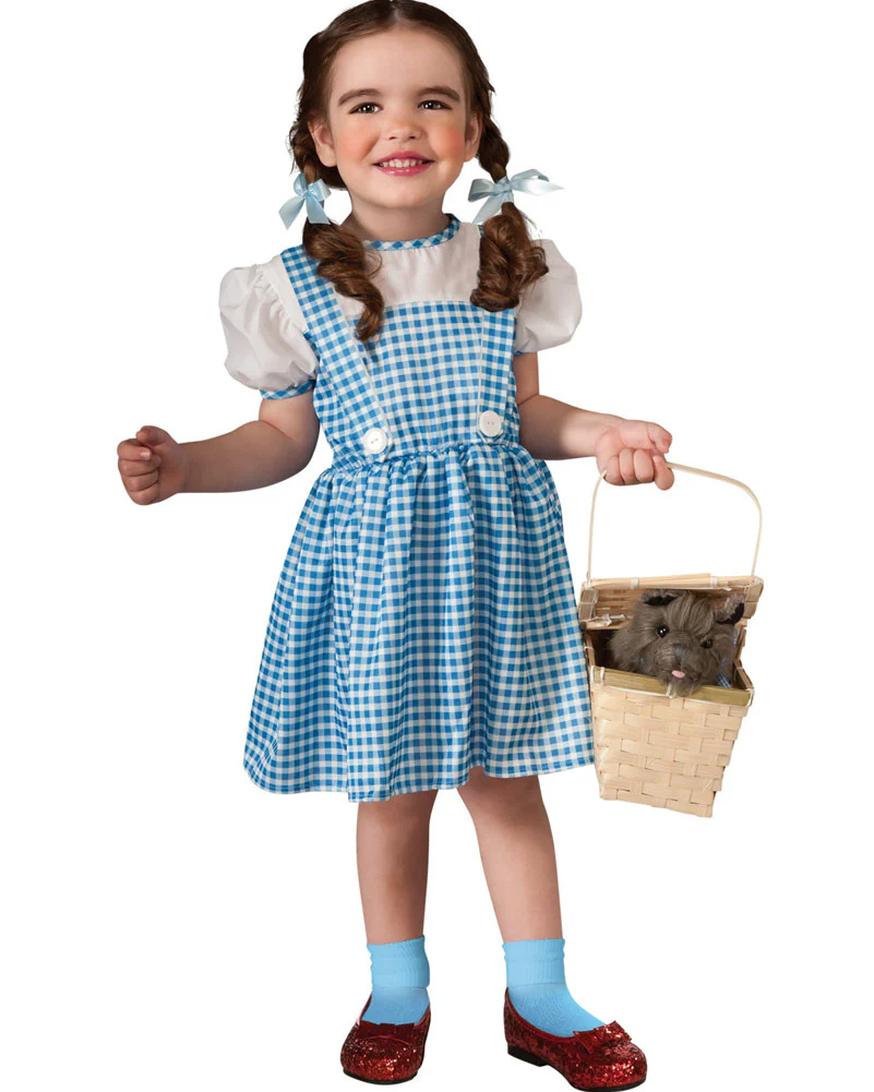 The Wizard of Oz Adorable Dorothy Girls Toddler Book Week Costume