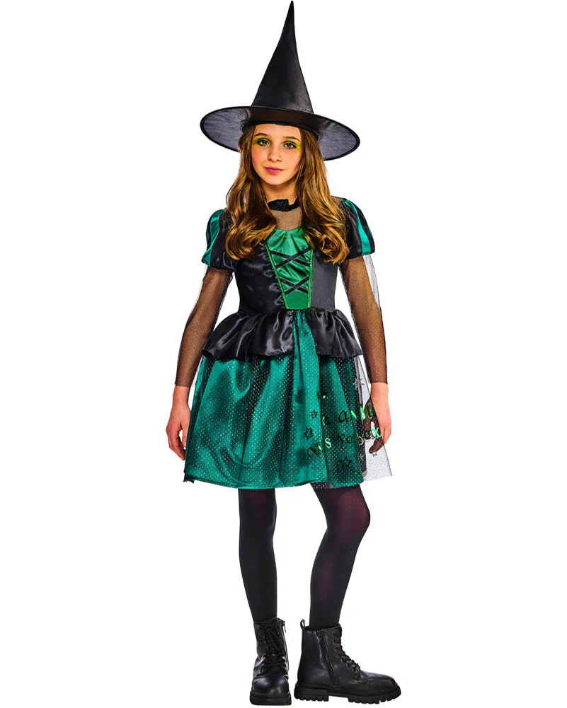 The Wizard Of Oz Wicked Witch Deluxe Girls Book Week Costume