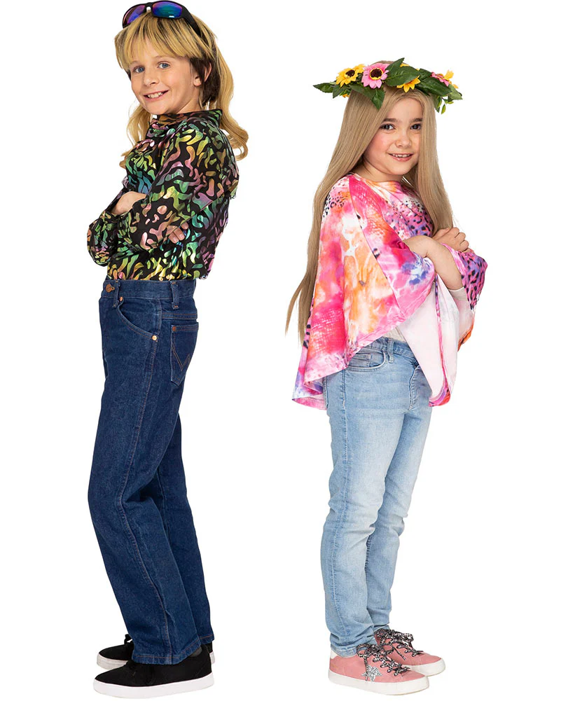 60s Flower Child Kids Costume Kit - Image 4
