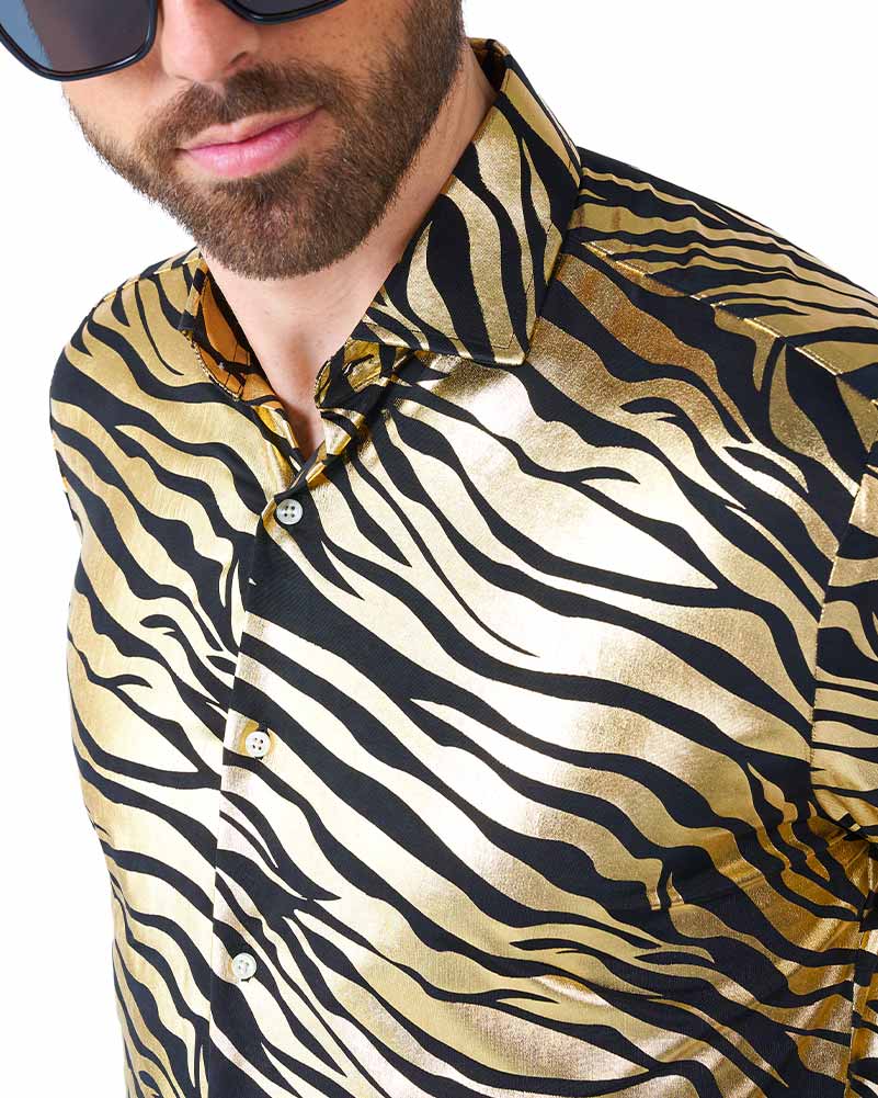 Tiger Shiner Opposuit Mens Shirt - Image 5