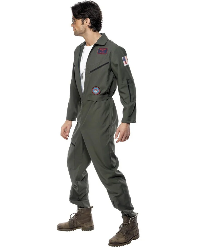 Top Gun Jumpsuit Mens Costume - Image 2