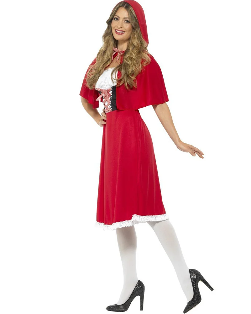 Traditional Red Riding Hood Plus Size Womens Book Week Costume - Image 3